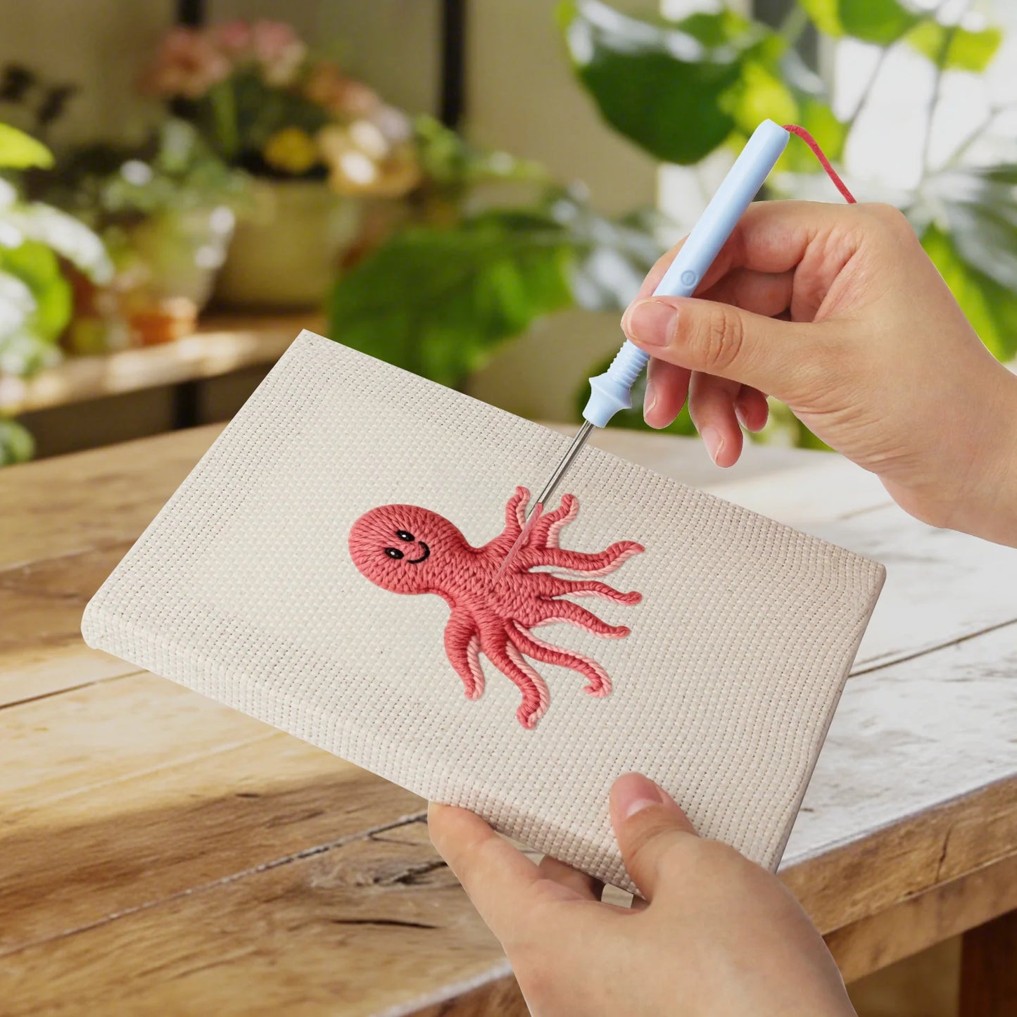 Sea animals | 4x Mini Punch Needle