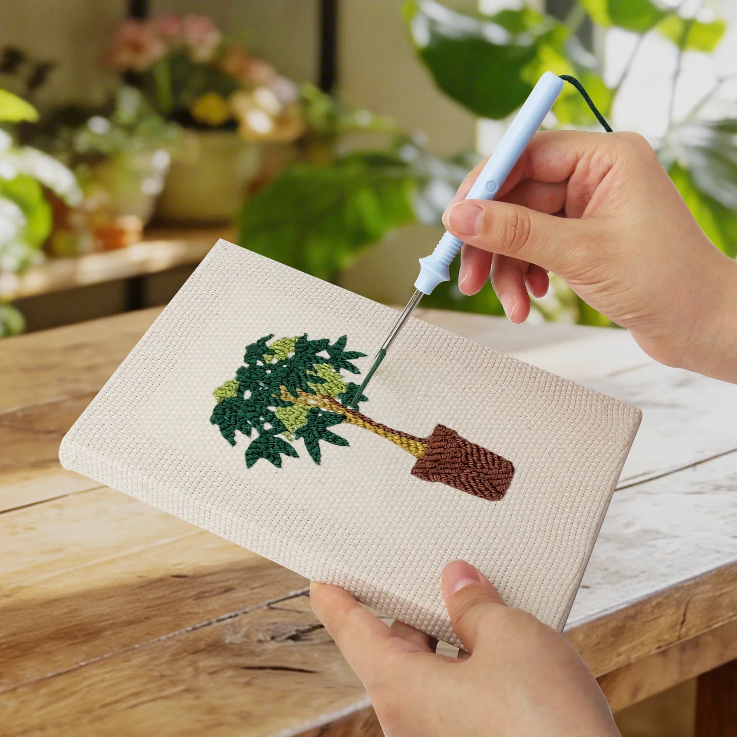 Green Fingers | 4x Mini Punch Needle