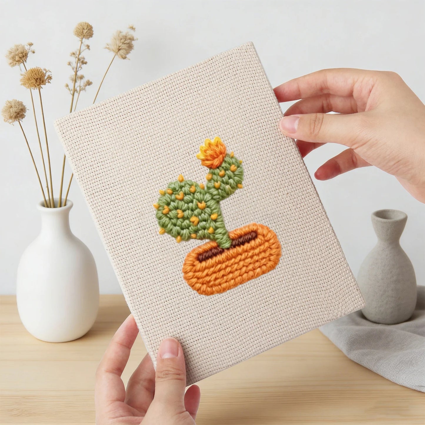 Exotic Foliage | 4x Mini Punch Needle