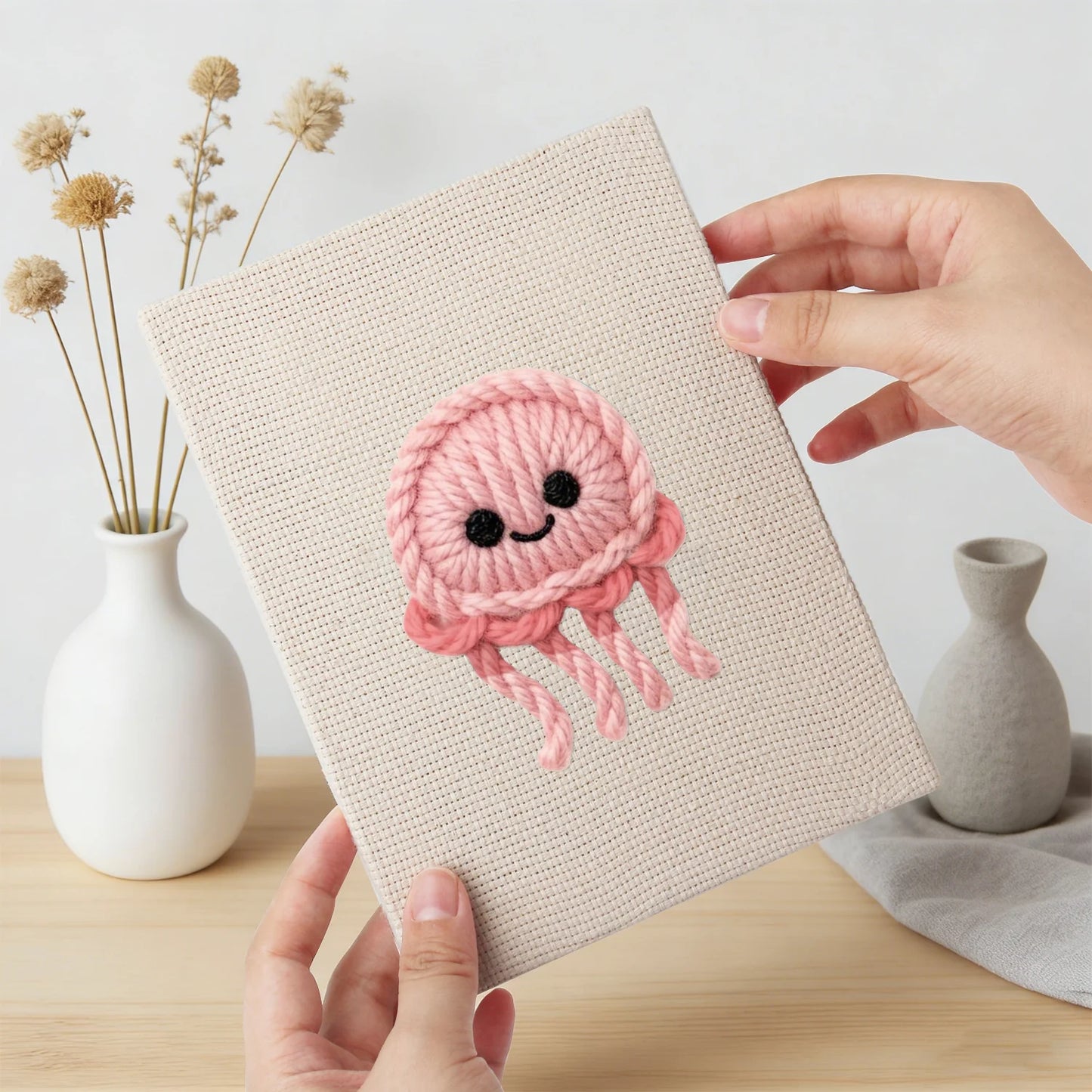 Lachende Zee | 4x Mini Punch Needle
