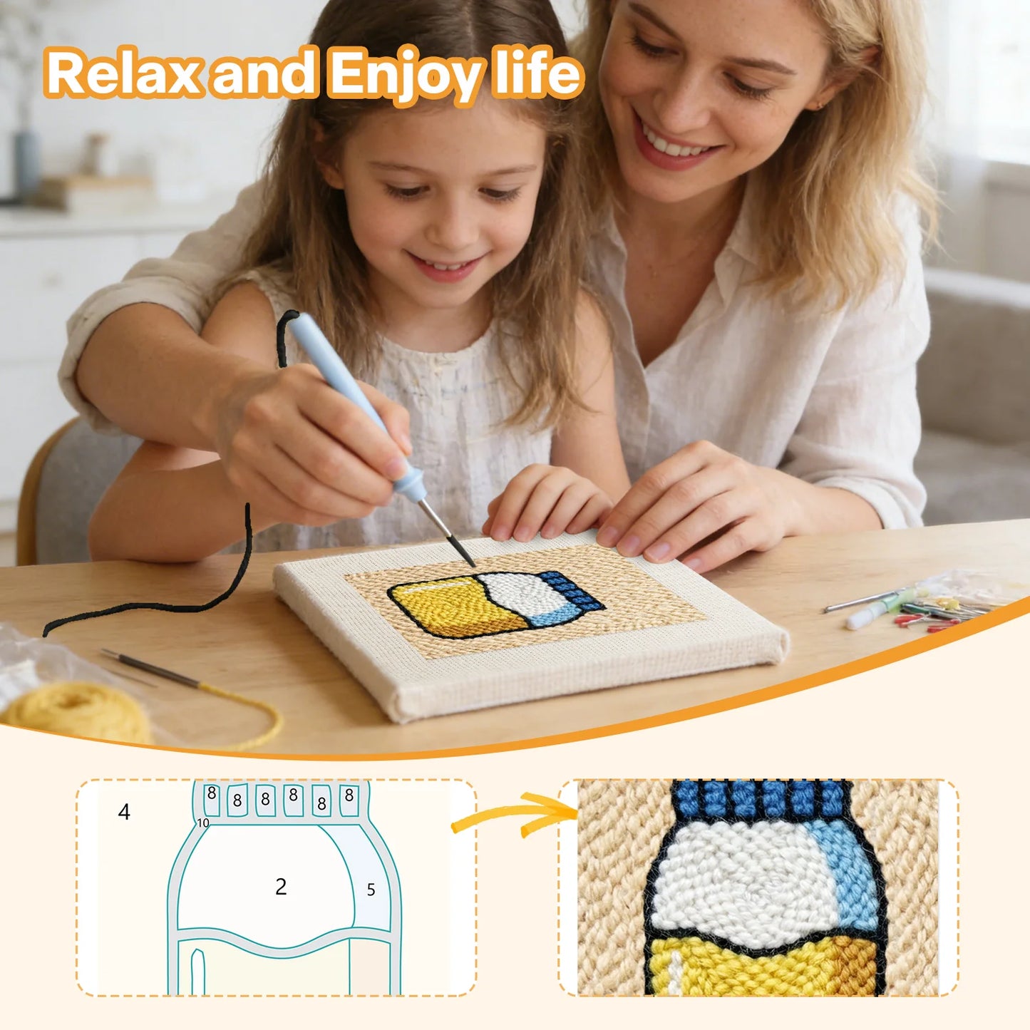 Kitchenware | 4x Mini Punch Needle