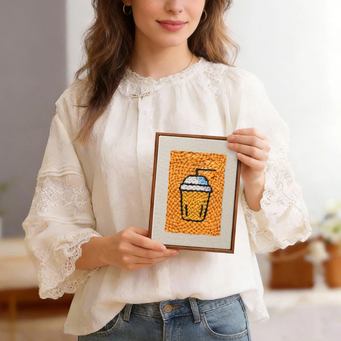 The Golden Dinner | 4x Mini Punch Needle