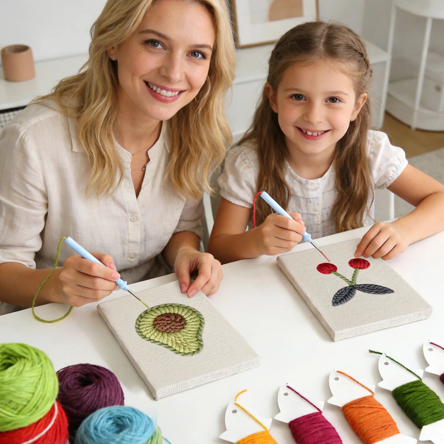 Farmers Market | 4x Mini Punch Needle