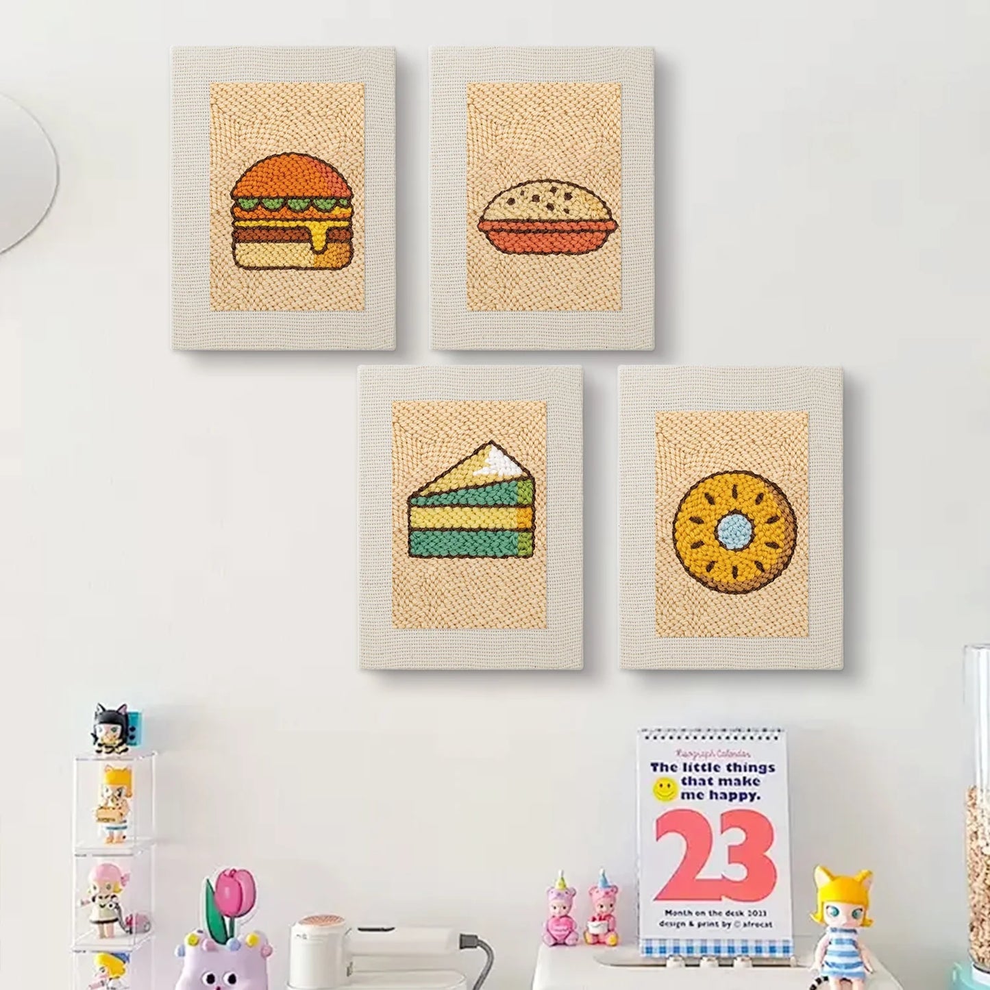 Treats | 4x Mini Punch Needle