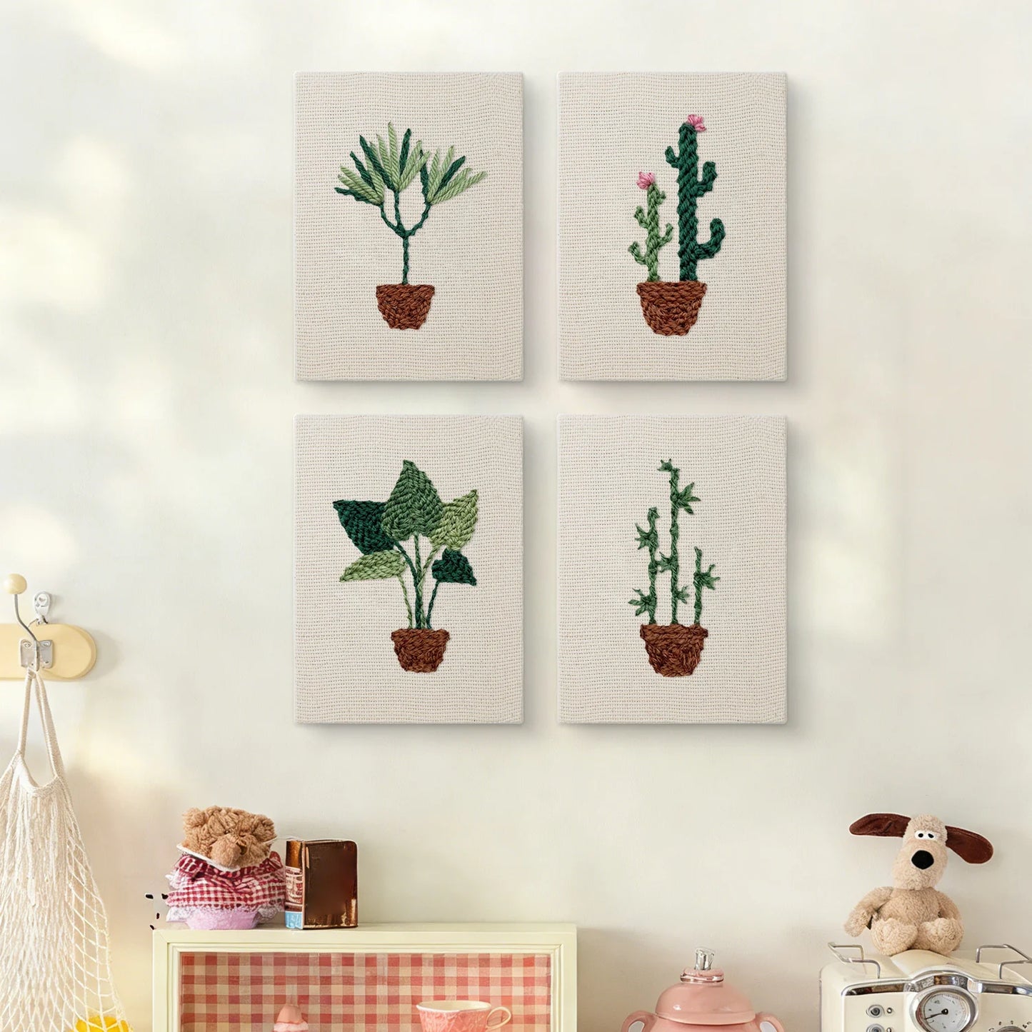 Zen Garden | 4x Mini Punch Needle