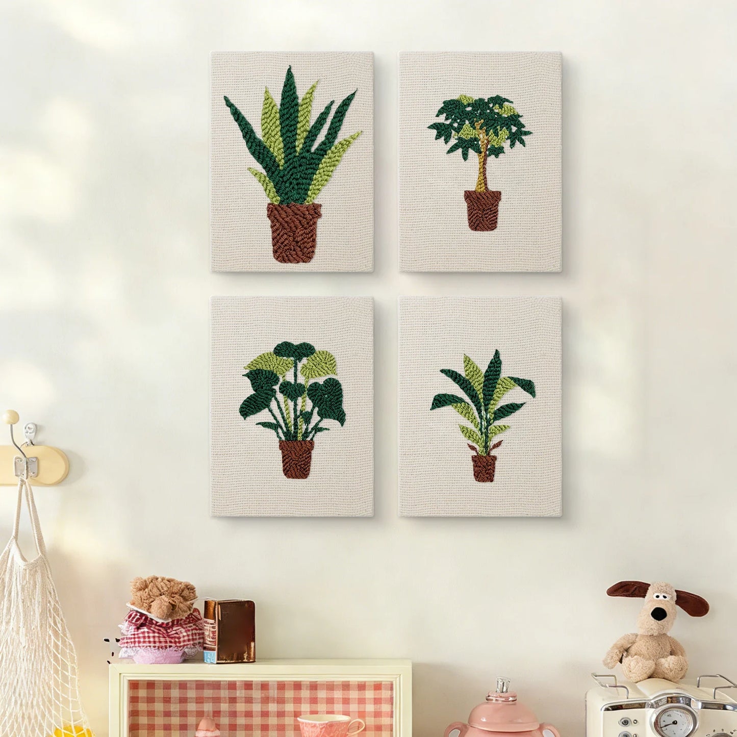 Green Fingers | 4x Mini Punch Needle