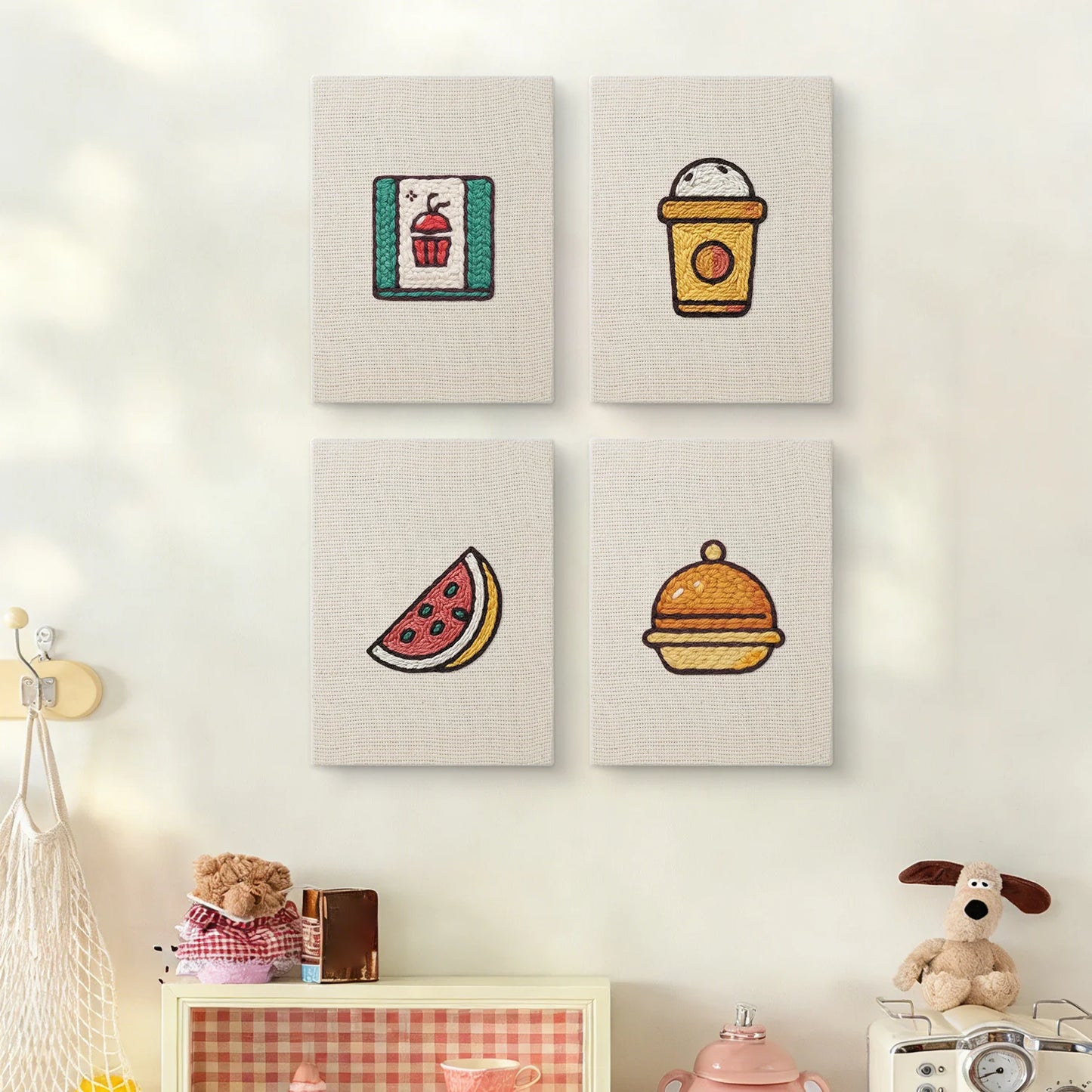 The Picnic Basket | 4x Mini Punch Needle