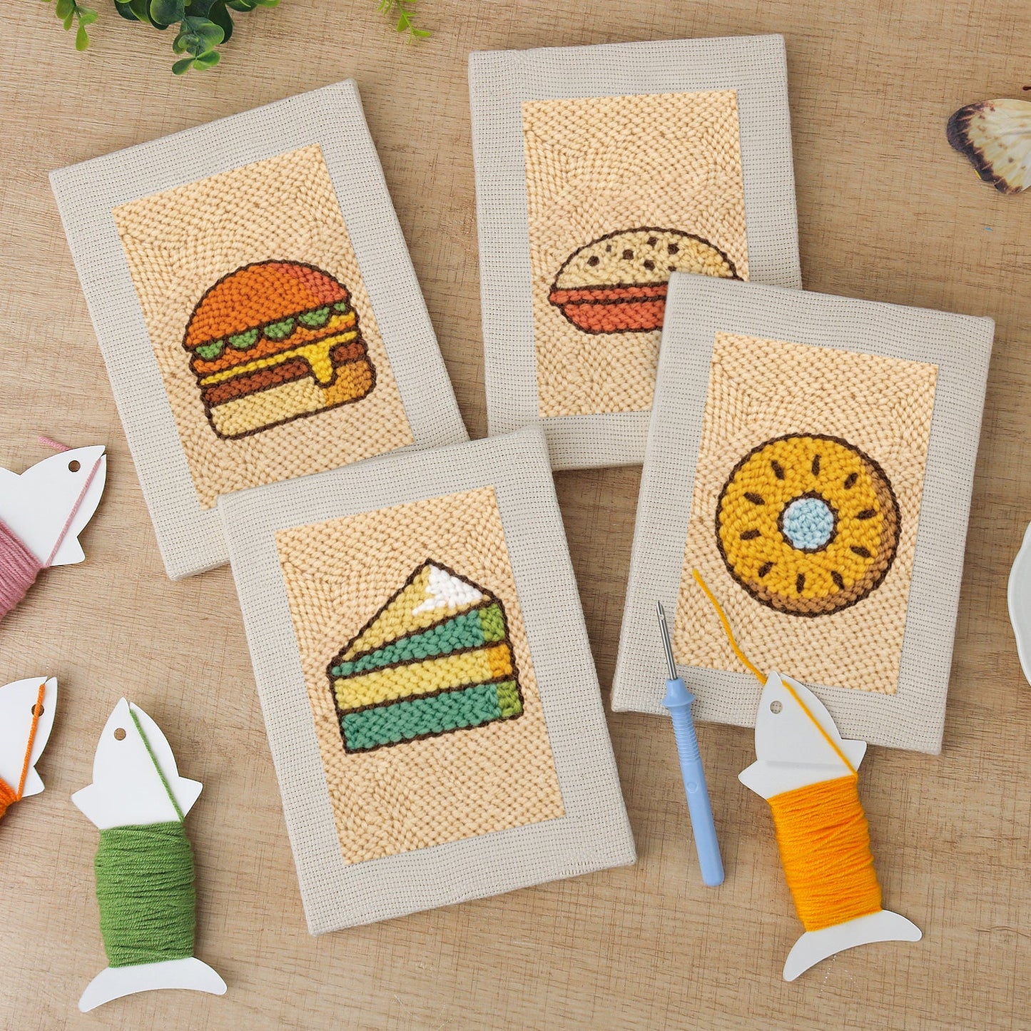 Treats | 4x Mini Punch Needle