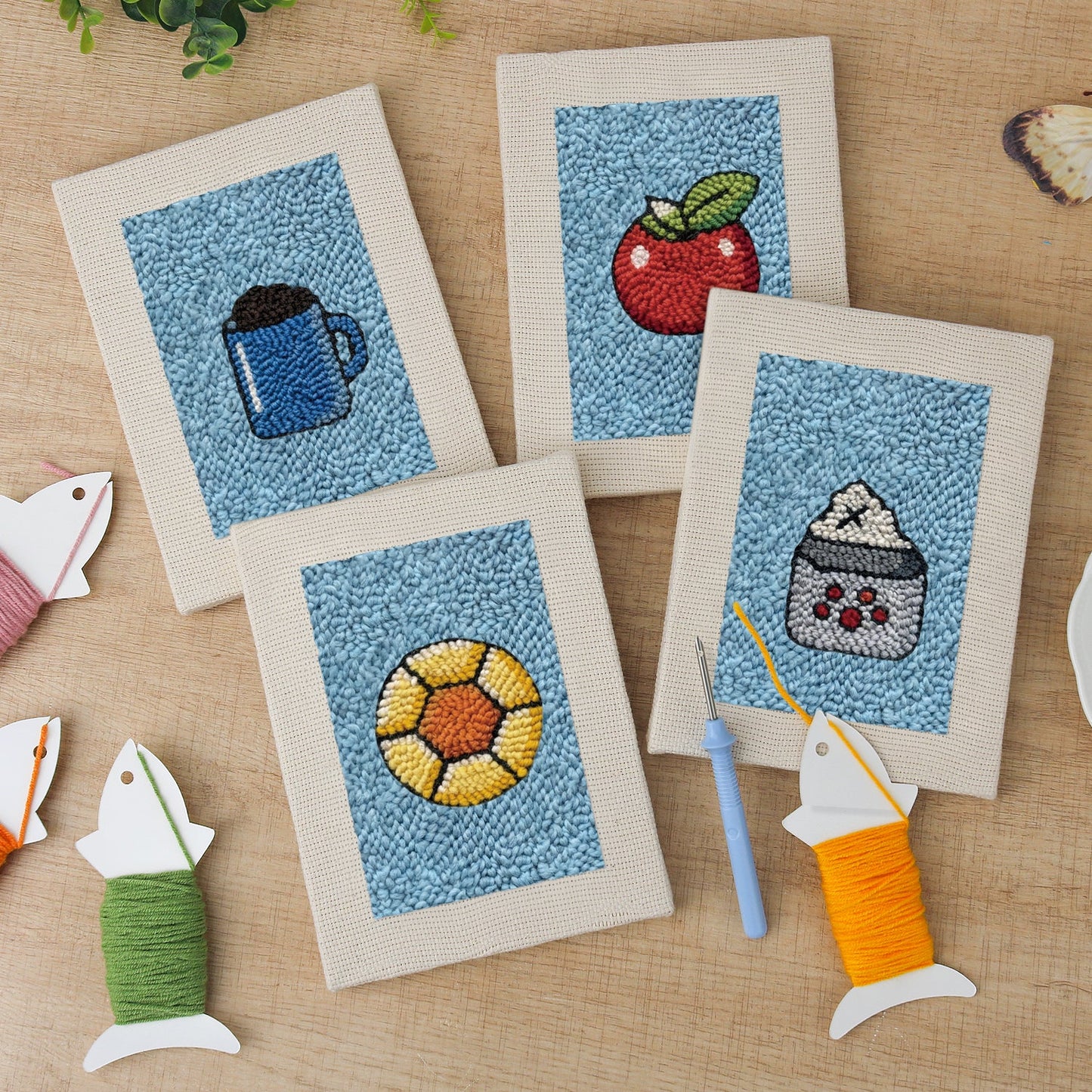 The Artisan Bistro | 4x Mini Punch Needle