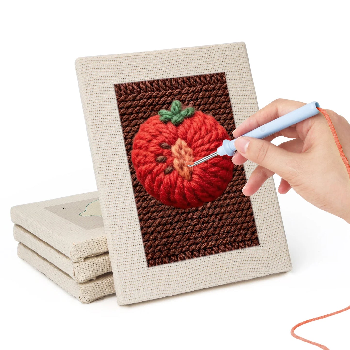 Healthy Vegetables | 4x Mini Punch Needle