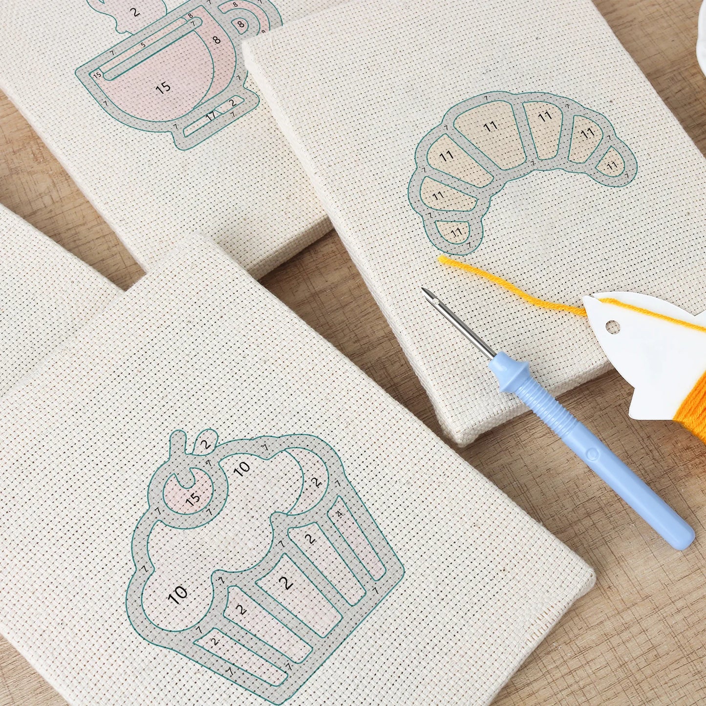 The Artisan Baker | 4x Mini Punch Needle