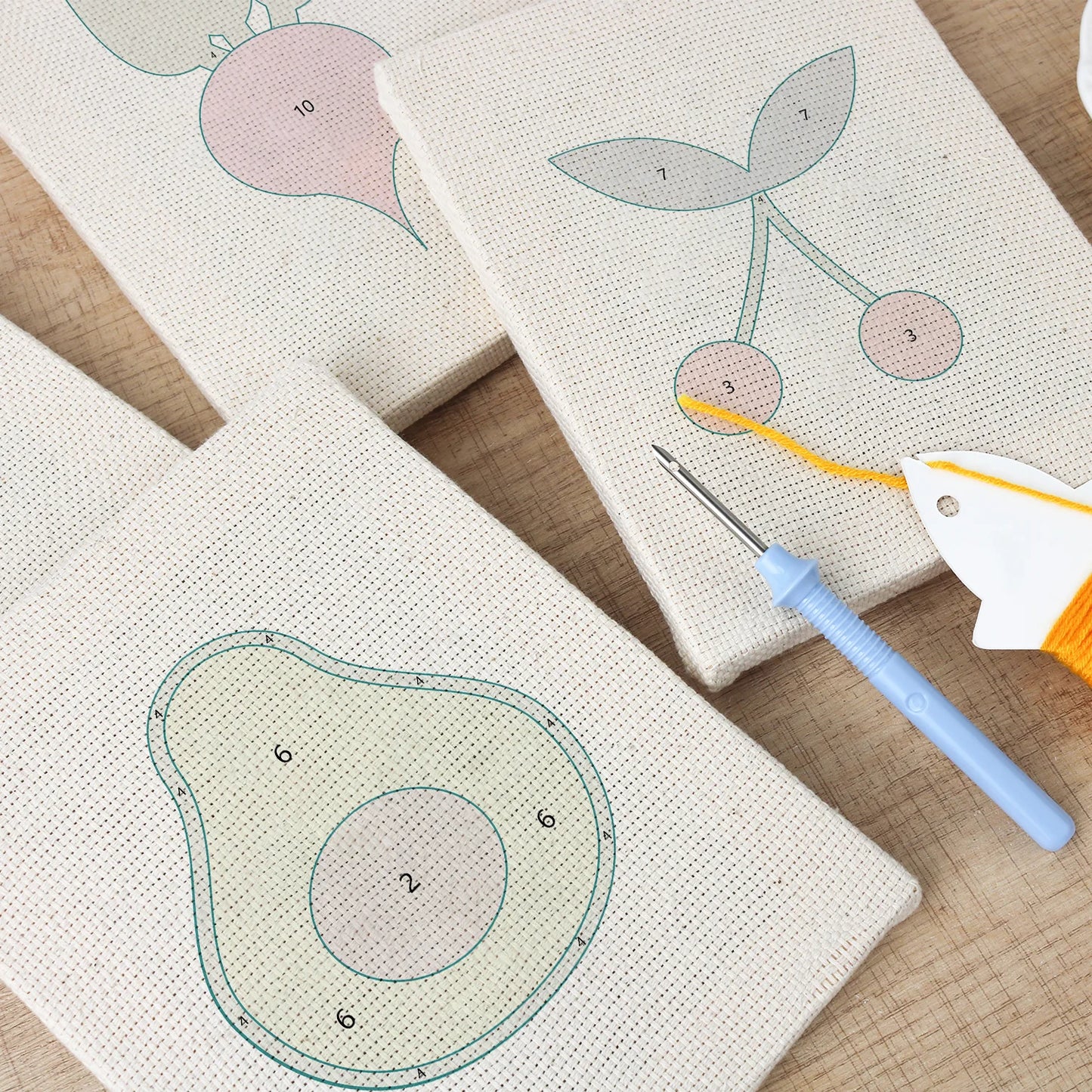 Farmers Market | 4x Mini Punch Needle