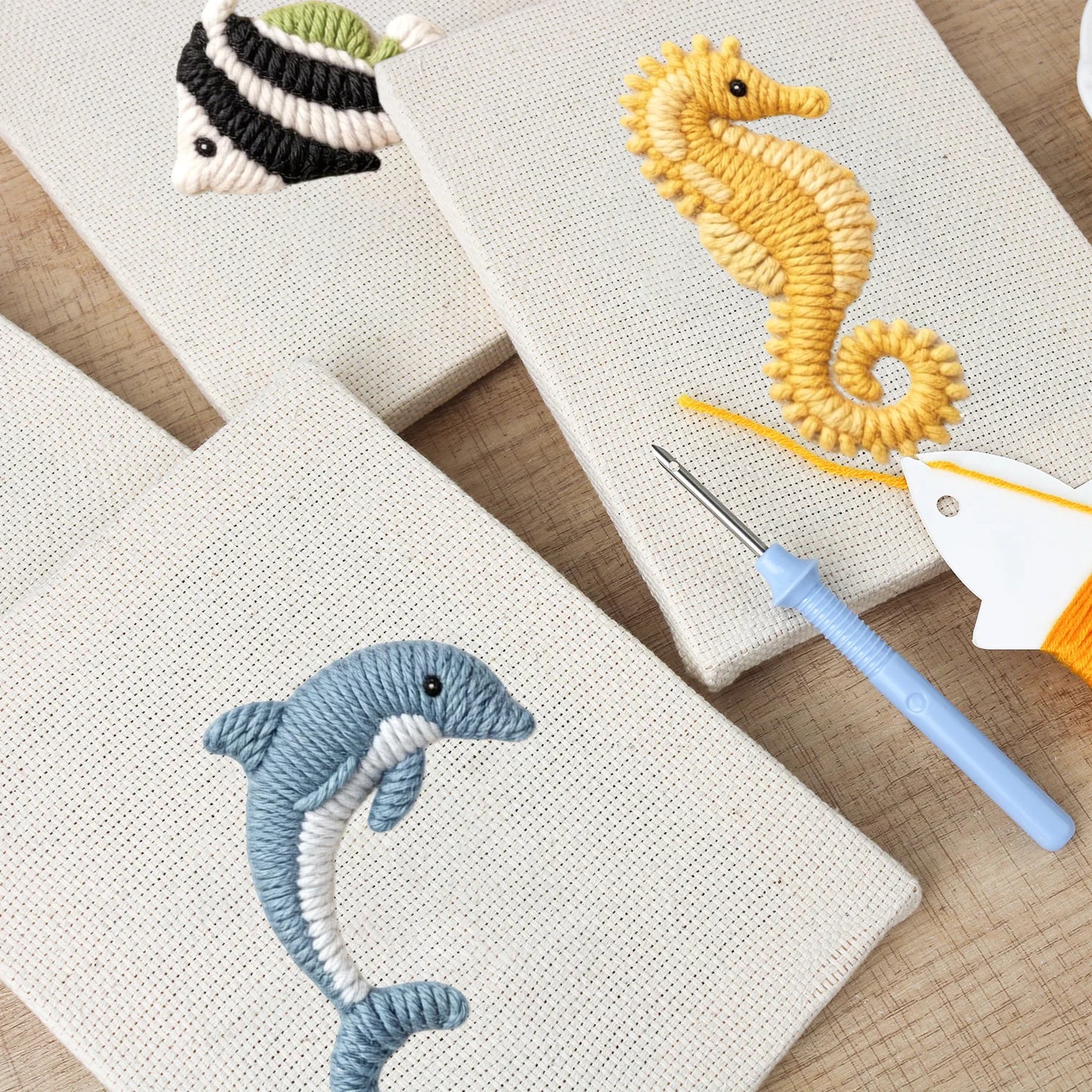 Fish | 4x Mini Punch Needle