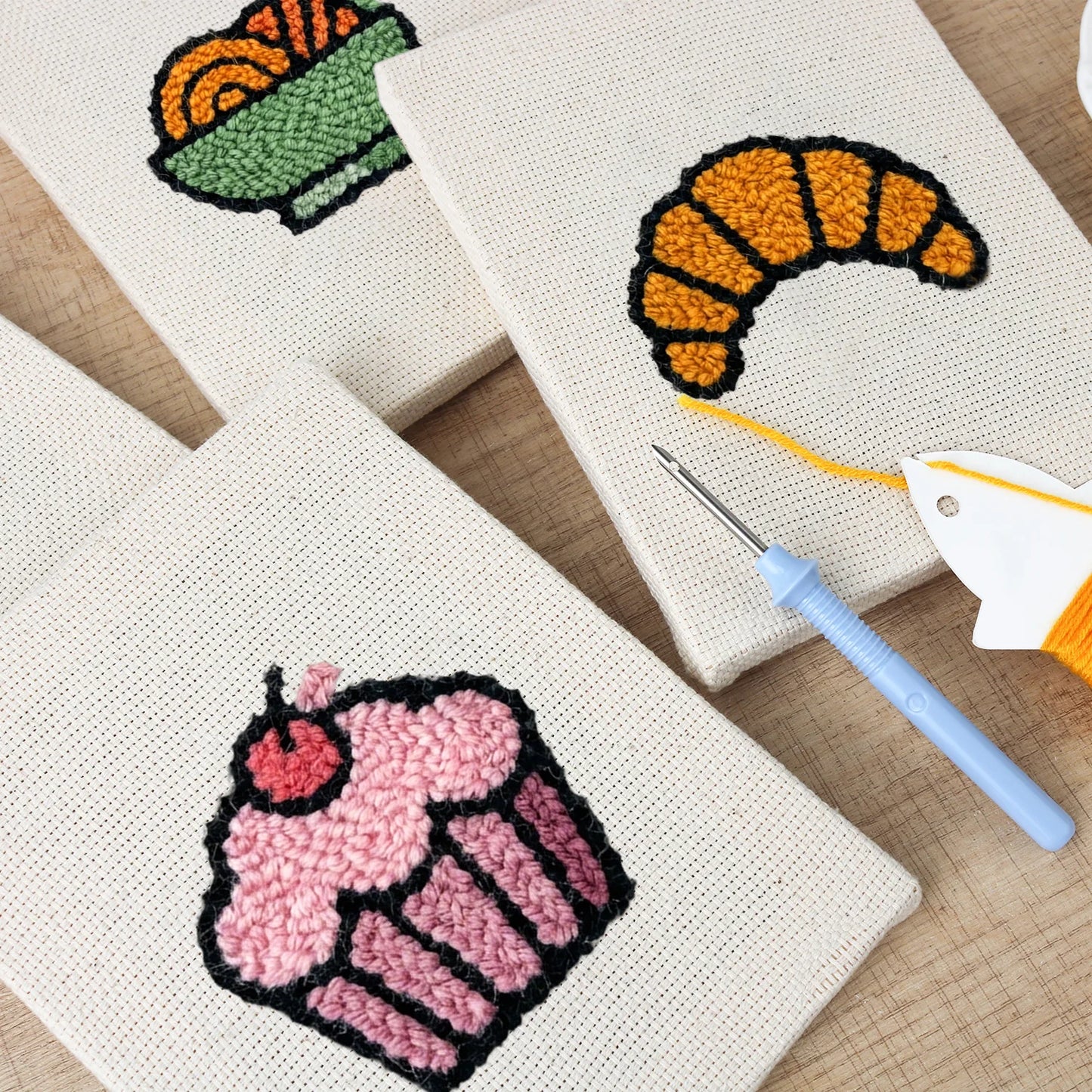 The Artisan Baker | 4x Mini Punch Needle