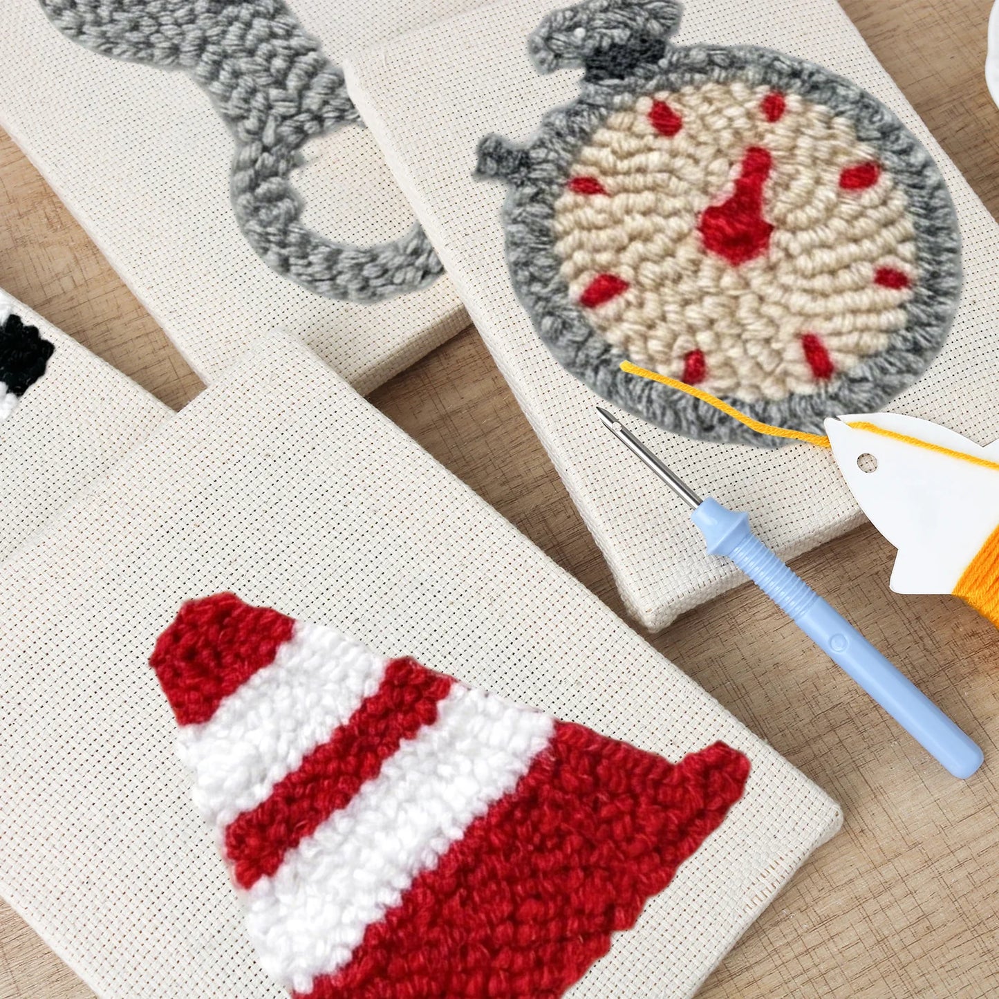 Pit Stop | 4x Mini Punch Needle