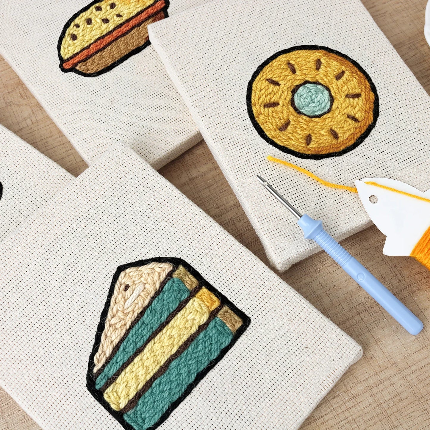 The Artisan Bakery | 4x Mini Punch Needle