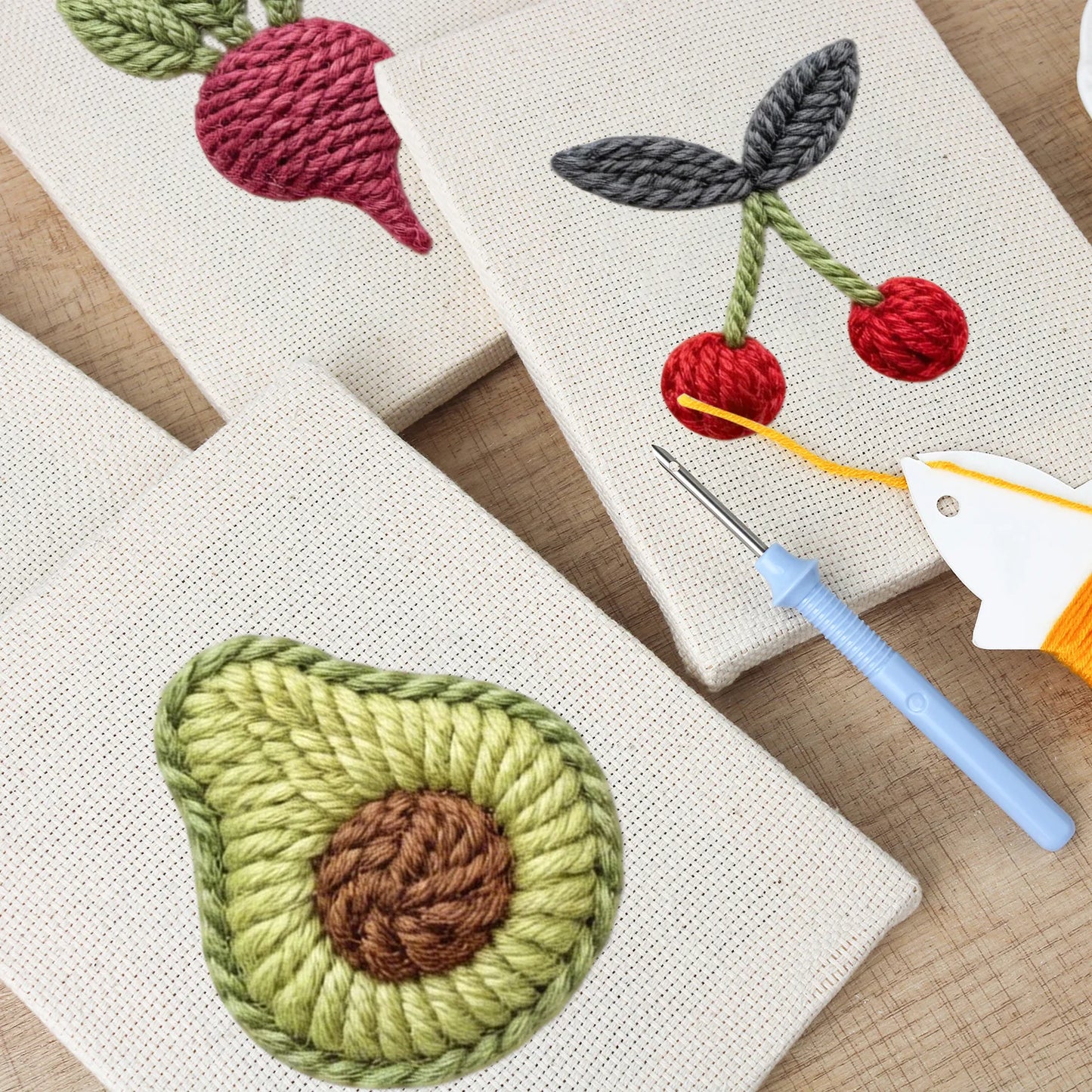 Farmers Market | 4x Mini Punch Needle